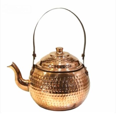 Persian Copper Tea Kettle Durable Stovetop Traditional Hammered Mahan