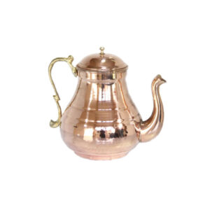 Persian Copper Teapot Handcrafted and Hammered Shiny