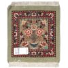 Hand-Knotted Persian Bijar Rug (Iron Rug Classical Flower Vase Design) - Gray Wool