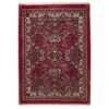 Hand-Knotted Persian Kurdistan Laki Red Rug (Tribal Floral Medallion) - Red Silk & Wool