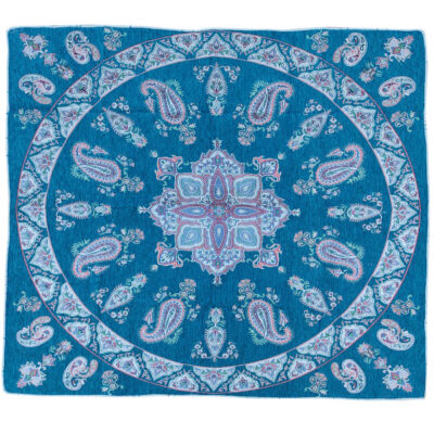 Persian Tablecloth: Isfahan's Traditional Kalamkari Block Print Firouzeh