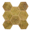 Vintage Persian Hand-Knotted Patchwork Carpet Beehive