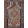 Vintage Persian Hand-Knotted Patchwork Carpet Maha