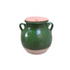 Persian Pottery Dizi Pot with Lid for Cooking Abgoosht - Green II