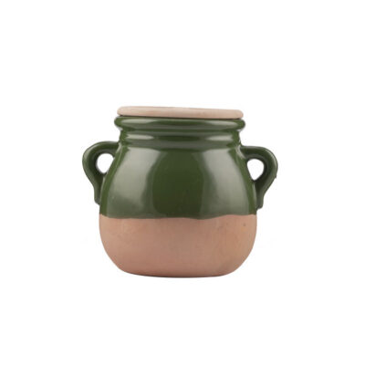 Persian Pottery Dizi Pot with Lid for Cooking Abgoosht - Dizin