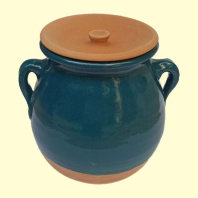 Persian Pottery Dizi Pot with Lid for Cooking Abgoosht - Traditional