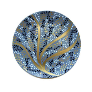 Decorative Pottery Wall Plate Hand-Painted Mandala Tree
