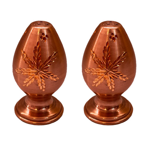 Set of 2 Persian Copper Salt & Pepper Shakers Gandom