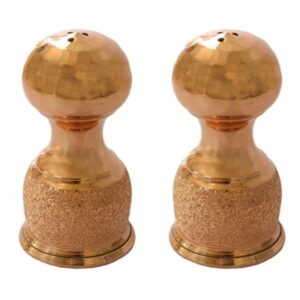 Set of 2 Persian Copper Salt & Pepper Shakers Viana