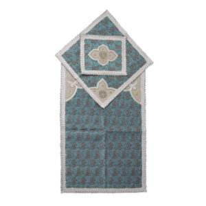 Persian Termeh Prayer Mat Luxury Islamic Sajada Green