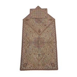 Persian Termeh Prayer Mat Luxury Islamic Sajada Brown