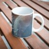 Persian Ceramic Coffee Mug - Gold Poetry