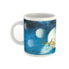 Persian Ceramic Coffee Mug - Gold Poetry