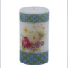 Persian Candle - Model Purple Flower (3x)