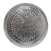 Noqre Traditional Copper Serving Tray - Hand Engraved Geometric Tray