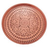Rosegold Traditional Copper Serving Tray - Hand Engraved Geometric Tray