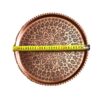 Toranjestan Traditional Copper Serving Tray - Hand Engraved Geometric Tray