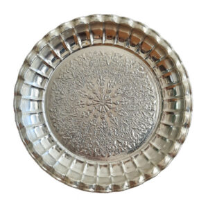 Atran 01 Traditional Copper Serving Tray – Hand Embossed Floral Tray