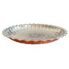 Bita Traditional Copper Serving Tray - Hand Embossed Floral Tray