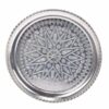 Diana Traditional Copper Serving Tray - Hand Engraved Geometric Tray