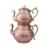 Persian Copper Double Teapot Durable and Hammered Taha