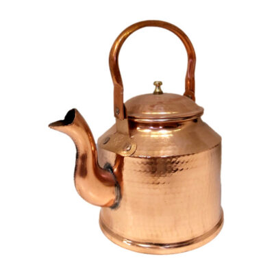 Persian Copper Tea Kettle Durable Stovetop Traditional Hammered Ata