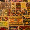 Vintage Persian Hand-Knotted Patchwork Carpet Zard