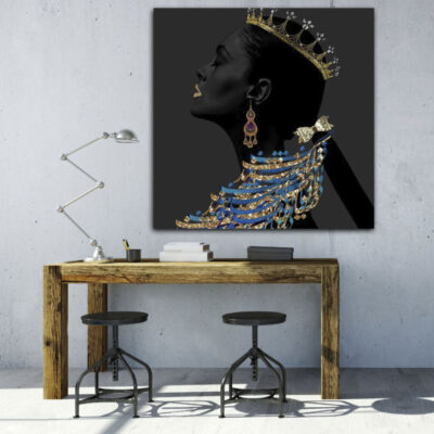 Black Persian Calligraphy Canvas Print Wall Art