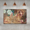 Persian Canvas Art - Printed Gol (Flower)