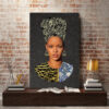 Persian Canvas Art - Printed Rihanna