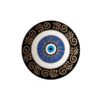 Hand-Painted Decorative Pottery Wall Plate Black Eye