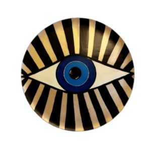 Hand-Painted Decorative Pottery Wall Plate Nazar III