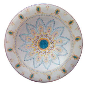 Hand-Painted Decorative Pottery Wall Plate Negin