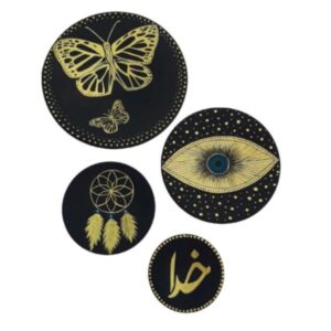 Hand-Painted Decorative Pottery Wall Plate Khoda