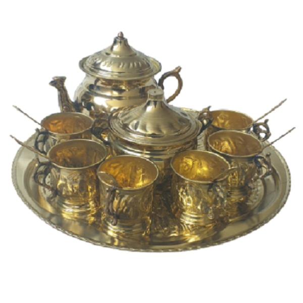 Persian Brass Tea & Coffee Set – Vintage Style