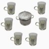 Persian Metal Tea & Coffee Set - Vintage Style