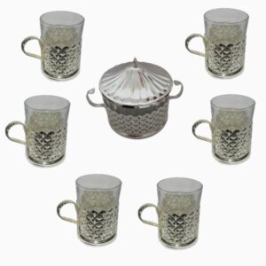 Persian Metal Tea & Coffee Set – Vintage Style