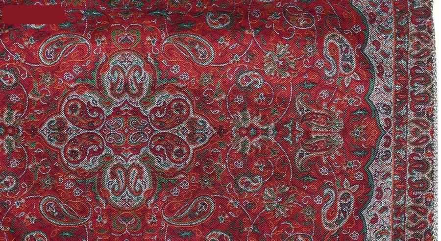 Persian Termeh Cushion Cover – Model Vermilion (2X) | Luxurious Silk Craft