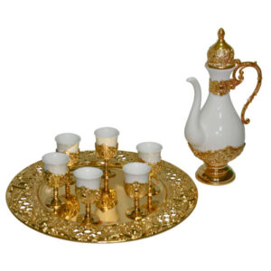 Persian Metal Tea & Coffee Set – Vintage Style