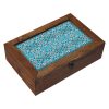 Aren Design Persian Wooden Tea Chest with Decorative Storage