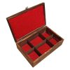 Arya Edition Persian Wooden Tea Storage Chest with Inner Compartments