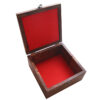 Poem-Inspired Persian Wooden Tea Chest with Decorative Storage