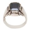 Persian Hematite Silver Ring Hadid Gemstone for Men Mahan