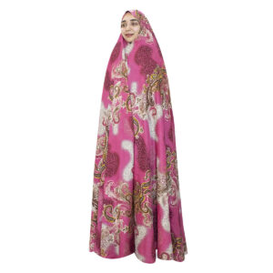 Pastel Pink Patterned Chador – Iranian Women’s Prayer Hijab