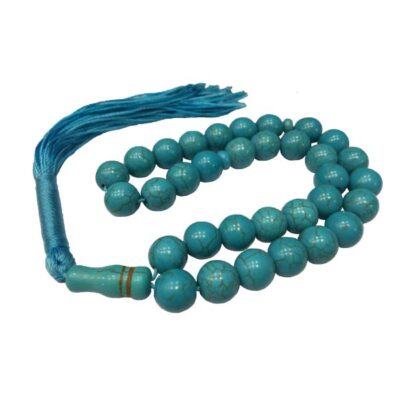 Islamic Turquoise Rosary Prayer Beads Industrial Misbaha
