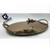 Sparrow Modern Brass Serving Tray - Elegant Gold Tea Tray