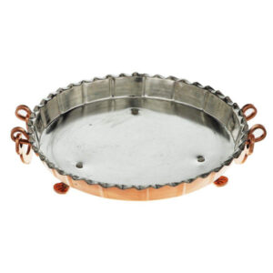 Persian Copper Serving Platter Hammered Special