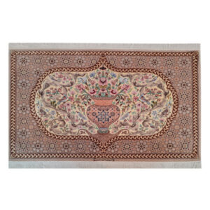 Hand-Knotted Persian Wall Hanging Rug from Tabriz Depicting Daavari