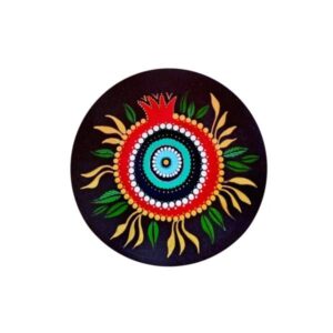 Hand-Painted Decorative Pottery Wall Plate Anar & Nazar