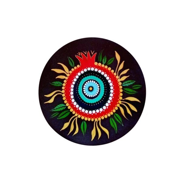 Hand-Painted Decorative Pottery Wall Plate Anar & Nazar